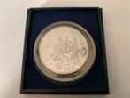 Zilveren 25 gulden antiliaans 1913 munt met certificaat, Ophalen of Verzenden, Koningin Wilhelmina