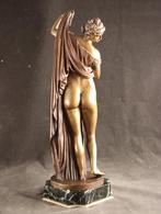 Antiek bronzen sculptuur van halfnaakt, Verzenden