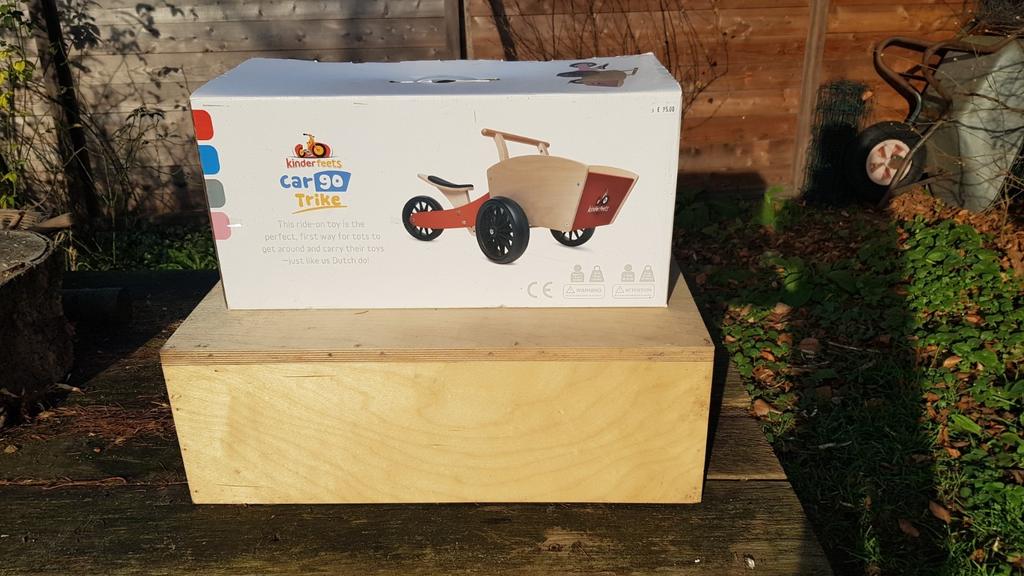 Kinder bakfiets verstelbaar, Ophalen of Verzenden, Zo goed als nieuw, Minder dan 16 inch