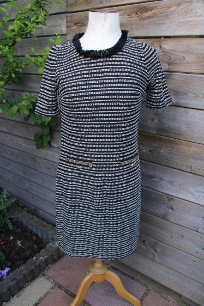 Jurk zwart/ zilver/ goud K-Design mt S Nieuw Vaste prijs, Kleding | Dames, Jurken, Nieuw, Maat 36 (S), Zwart, Ophalen of Verzenden
