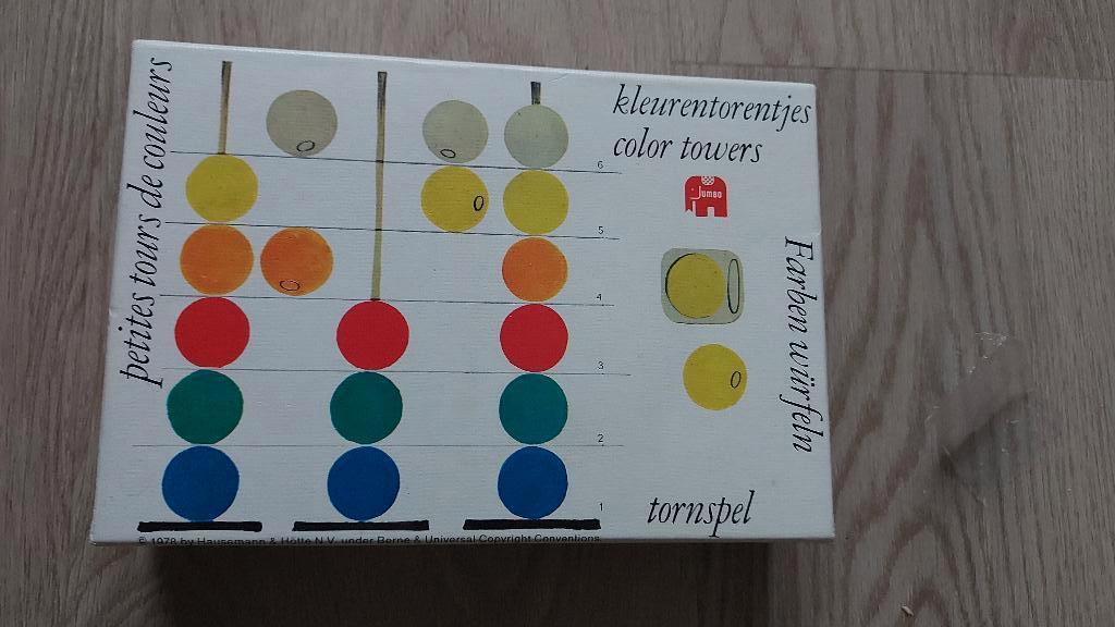 VINTAGE JUMBO - kleurentorentjes, Ophalen of Verzenden, Gebruikt