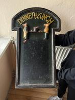 Vintage Menu Bord 'Dinner & Lunch', Ophalen