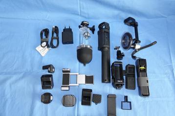 DJI Osmo Pocket Zwart, z.g.a.n. met veel accessoires! beschikbaar voor biedingen