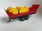 Model Siku 2612 Hooibalenwagen met 5 ronde balen, rood, 1/32, Ophalen of Verzenden, Gebruikt, Tractor of Landbouw, SIKU
