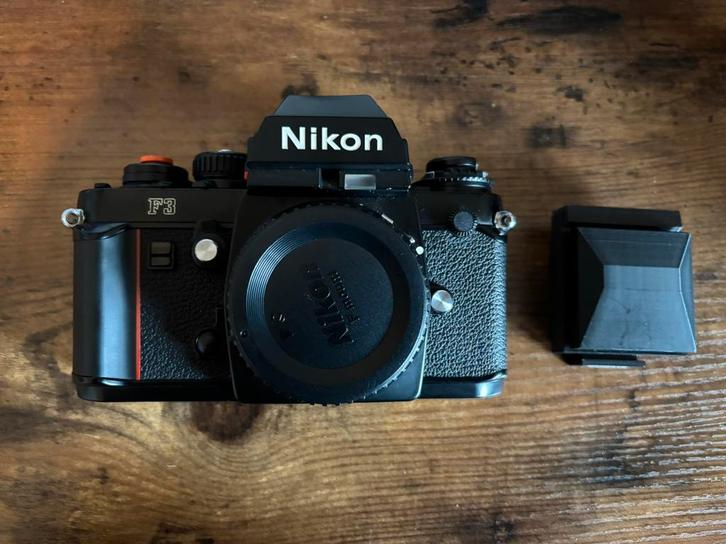 Nikon F3 + DW-3 viewfinder – uitstekende staat – €300, Audio, Tv en Foto, Fotocamera's Analoog, Zo goed als nieuw, Spiegelreflex