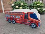 Brandweerwagen peuterbed, Kinderen en Baby's, 70 tot 85 cm, Zo goed als nieuw, Matras, 140 tot 160 cm
