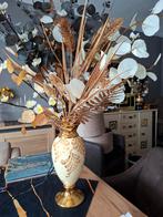 Vaas met led licht bloemen en zijde bloemen, Ophalen of Verzenden, Zo goed als nieuw, Binnen