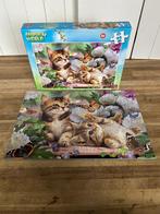 Animal World Kittens 99 stukjes puzzel, Ophalen of Verzenden, Meer dan 50 stukjes, Gebruikt, 4 tot 6 jaar