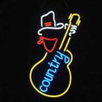 Country cowboy live music neon & veel andere leuke USA neons, Verzamelen, Merken en Reclamevoorwerpen, Lichtbak of (neon) lamp