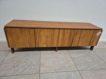 Teak TV Kast - Walnut Look - 180cm beschikbaar voor biedingen