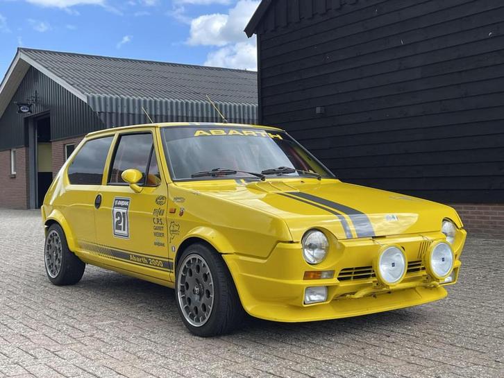 Fiat Ritmo 130 TC Abarth Road & Track met 160pk, Auto's, Oldtimers, Bedrijf, Te koop, Fiat, Benzine, Coupé, Handgeschakeld, Geïmporteerd