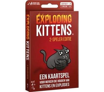 Exploding Kittens 2-Speler Editie beschikbaar voor biedingen