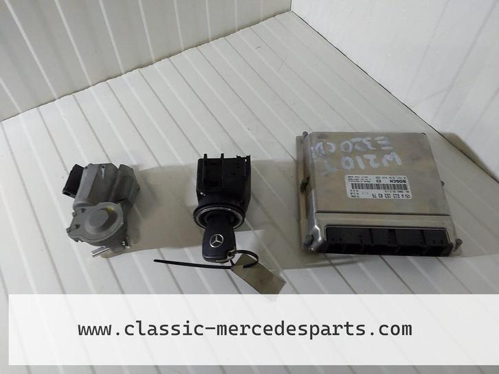 Contactslot set met ECU Mercedes E-klasse W210 E320CDI, Auto-onderdelen, Elektronica en Kabels, Mercedes-Benz, Gebruikt, Ophalen of Verzenden