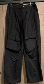 Rabens Saloner, zwarte broek elastische tailleband mt L, Verzenden, Zo goed als nieuw, Zwart, Lang