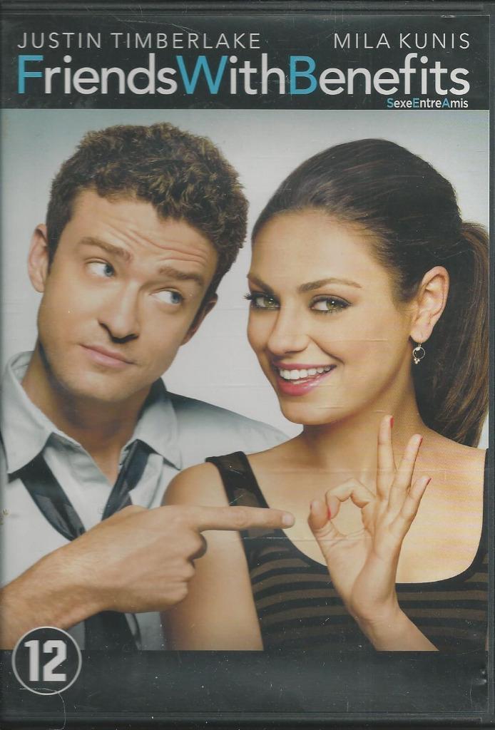 Friends with benefits met o.a. Justin Timberlake, Mila Kunis, Cd's en Dvd's, Dvd's | Klassiekers, Nieuw in verpakking, Komedie