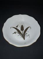 Beautiful Limoges Vintage Gold Wheat decoration Dish / Bowl, Antiek en Kunst, Antiek | Porselein, Ophalen of Verzenden