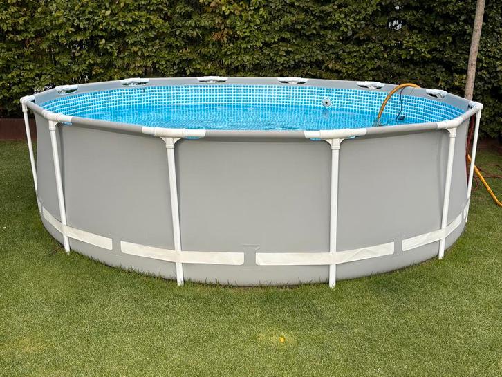 Intex prism zwembad 366x107, Tuin en Terras, Zwembaden, Opzetzwembad, 80 tot 120 cm, Rond, Ophalen