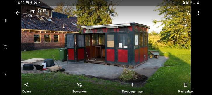 Oude bloemenstal of tuinhuis, Antiek en Kunst, Antiek | Overige Antiek, Ophalen