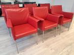 6 prachtige rood lederen Design on stock Gola stoelen, Ophalen, Design, Design on Stock, Leer