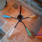 Retro jaren 50 - 60 spiderlamp met kunsstof kapjes, Verzamelen, Ophalen of Verzenden, Overige typen