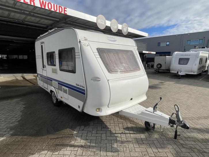 Hobby De Luxe 400 SF Mover, Tent Zitje Bed, Caravans en Kamperen, Caravans, Bedrijf, tot en met 4, 750 - 1000 kg, Standaardzit