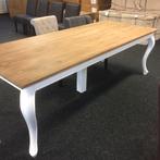 eettafel Queen Ann Teak blad white-wash160 cm Laagste prijs, 75 cm of meer, 150 tot 200 cm, Nieuw, Ophalen of Verzenden