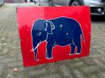 Emaille reclamebord Esso Elephant, Ophalen of Verzenden, Zo goed als nieuw, Reclamebord