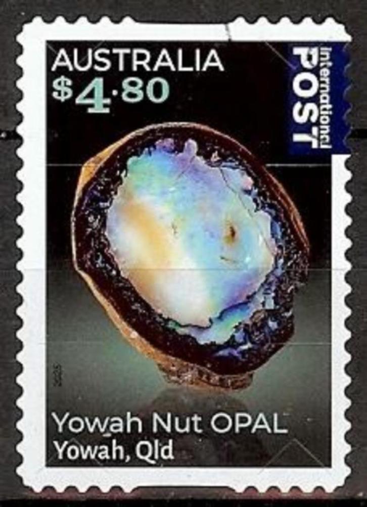 625 Australië 2025 Opals s/a, Postzegels en Munten, Postzegels | Oceanië, Gestempeld, Verzenden