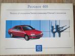Instructieboekje/ Handleidingen Peugeot 405  Z.g.a.n., Auto diversen, Handleidingen en Instructieboekjes, Ophalen of Verzenden