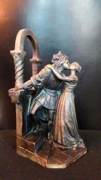 Antiek bronzen beeld Jean-Jacques Pradier, Ophalen of Verzenden, Brons