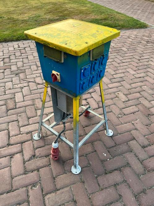 Krachtstroomverdeler Bouw Zwerfkast, Doe-het-zelf en Verbouw, Elektra en Kabels, Gebruikt, Overige typen, Ophalen of Verzenden