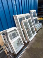 Oude boerderij ramen 14 stuks diverse maten, Ophalen, Gevelraam of Ruit, Gebruikt, Minder dan 80 cm