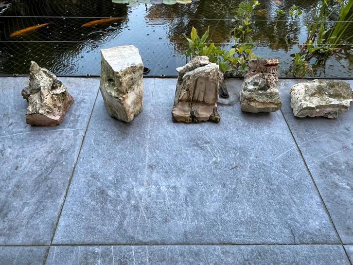 Oude glasovenstenen.  Elk stuk is een uniek plaatje., Tuin en Terras, Terrasdelen en Vlonders, Gebruikt, Overige materialen, Ophalen