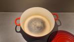 2 Le Creuset braadpan 30 cm gietijzer – rood, Ophalen of Verzenden, Gebruikt, Gietijzer, Koekenpan of Braadpan