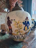 Oude tabakspot met deksel - Delfts aardewerk, Ophalen