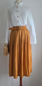 Purdey okergele midi/ maxi rok 42/44, Verzenden, Geel, Maat 42/44 (L), Purdey