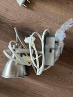 Drie roestvrijstalen lampjes, Huis en Inrichting, Lampen | Wandlampen, Ophalen of Verzenden, Zo goed als nieuw