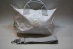Kipling K16812 hand / schoudertas + metaal aapje als nieuw, Verzenden, Zo goed als nieuw, Wit, Kipling