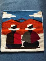Kussenhoes - geweven uit Zuid - Amerika, Ophalen of Verzenden, Zo goed als nieuw, Overige kleuren, Vierkant