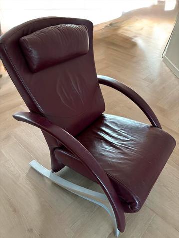 Rolf Benz 3100 leren relaxfauteuil beschikbaar voor biedingen