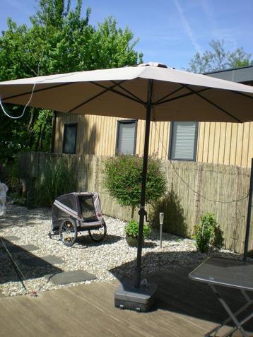 Stokparasol/335cm/Taupe beschikbaar voor biedingen
