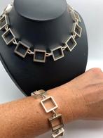 X700 Zeldzame vondt! Zilveren set Hans Hansen Denmark, Sieraden, Tassen en Uiterlijk, Antieke sieraden, Ophalen of Verzenden, Zilver