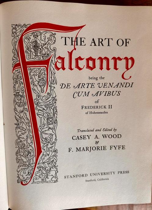 The Art Of Falconry., Boeken, Hobby en Vrije tijd, Zo goed als nieuw, Overige onderwerpen, Ophalen of Verzenden