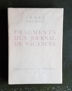 André Maurois - Fragments d'un journal de vacances, Boeken, Taal | Frans, Ophalen of Verzenden, Zo goed als nieuw