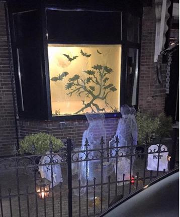 Halloween Raam decoratie beschikbaar voor biedingen