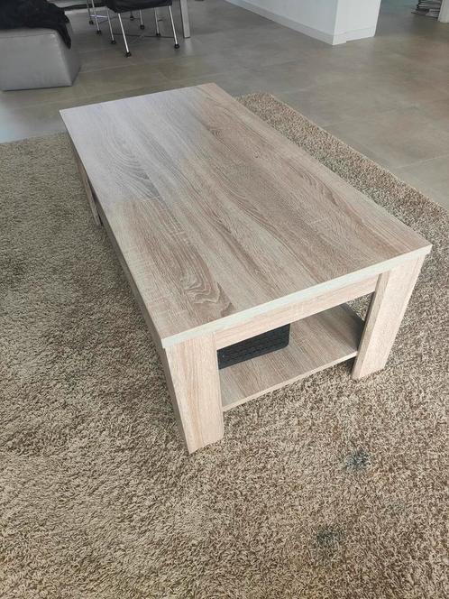 Salontafel - Licht Hout - Rechthoekig, Huis en Inrichting, Tafels | Salontafels, Gebruikt, Minder dan 50 cm, 100 tot 150 cm, 100 tot 150 cm