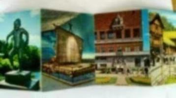 Oud Souvenirboekje met kleine kaartjes van Oslo beschikbaar voor biedingen