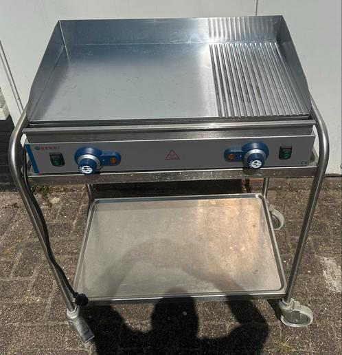 Hendi Griddle Blue Line - Professionele Bakplaat/grillplaat, Huis en Inrichting, Keuken | Keukenbenodigdheden, Gebruikt, Ophalen
