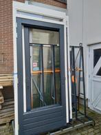 Kozijn met voordeur 120 cm breed, Ophalen of Verzenden, Hout, 120 cm of meer, 215 cm of meer