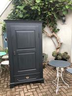 Oud grenen eendeurskast/legkast/brocante eendeurskast/kast, Antiek en Kunst, Curiosa en Brocante, Ophalen of Verzenden